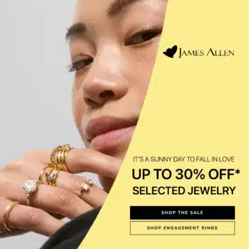 JAMES ALLEN SUMMER SALE 30 PERCENT OFF BANNER IMAGE