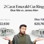 2 Carat Emerald Cut Rings: Blue Nile vs. James Allen — A Real-Time Showdown