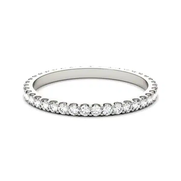 Round Caydia Lab Grown Diamond Eternity Band 18K White Gold 2 A 5/8 CTW Round Caydia Lab-Grown Diamond Eternity Band in 18K White Gold, a superior choice among Luxury Push Present Ideas and push present eternity ring styles.