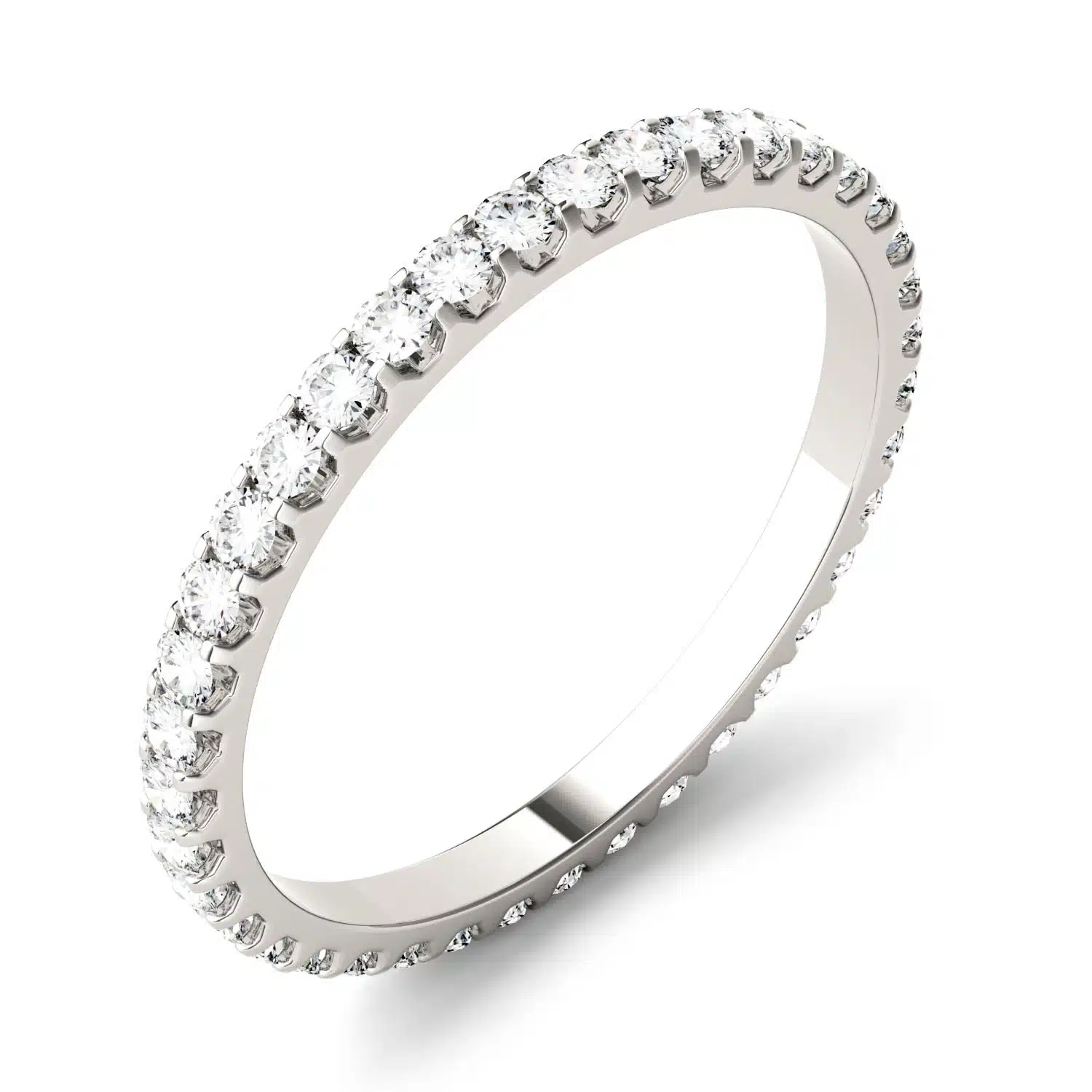 Round Caydia Lab Grown Diamond Eternity Band 18K White Gold A 5/8 CTW Round Caydia Lab-Grown Diamond Eternity Band in 18K White Gold, a superior choice among Luxury Push Present Ideas and push present eternity ring styles.