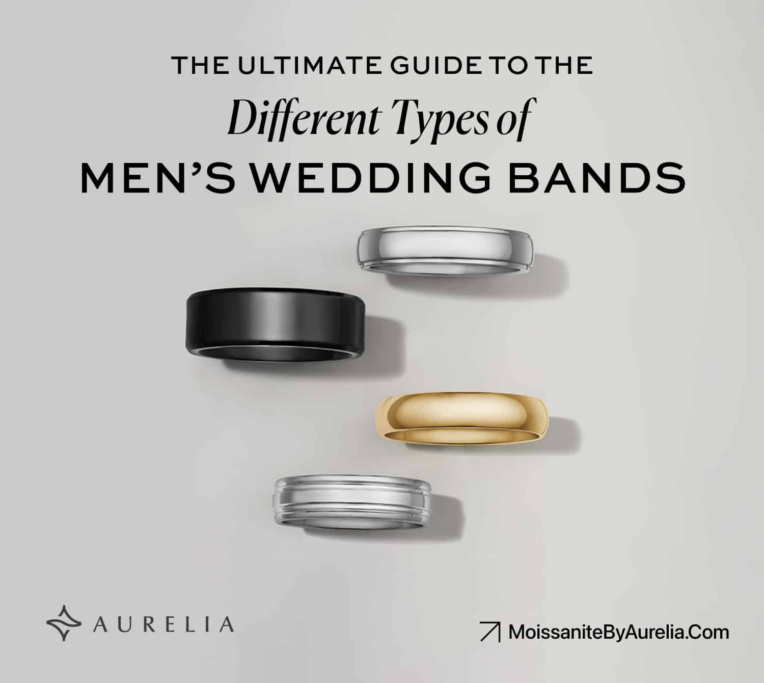 The Ultimate Guide to the Different Types of Men’s Wedding Bands