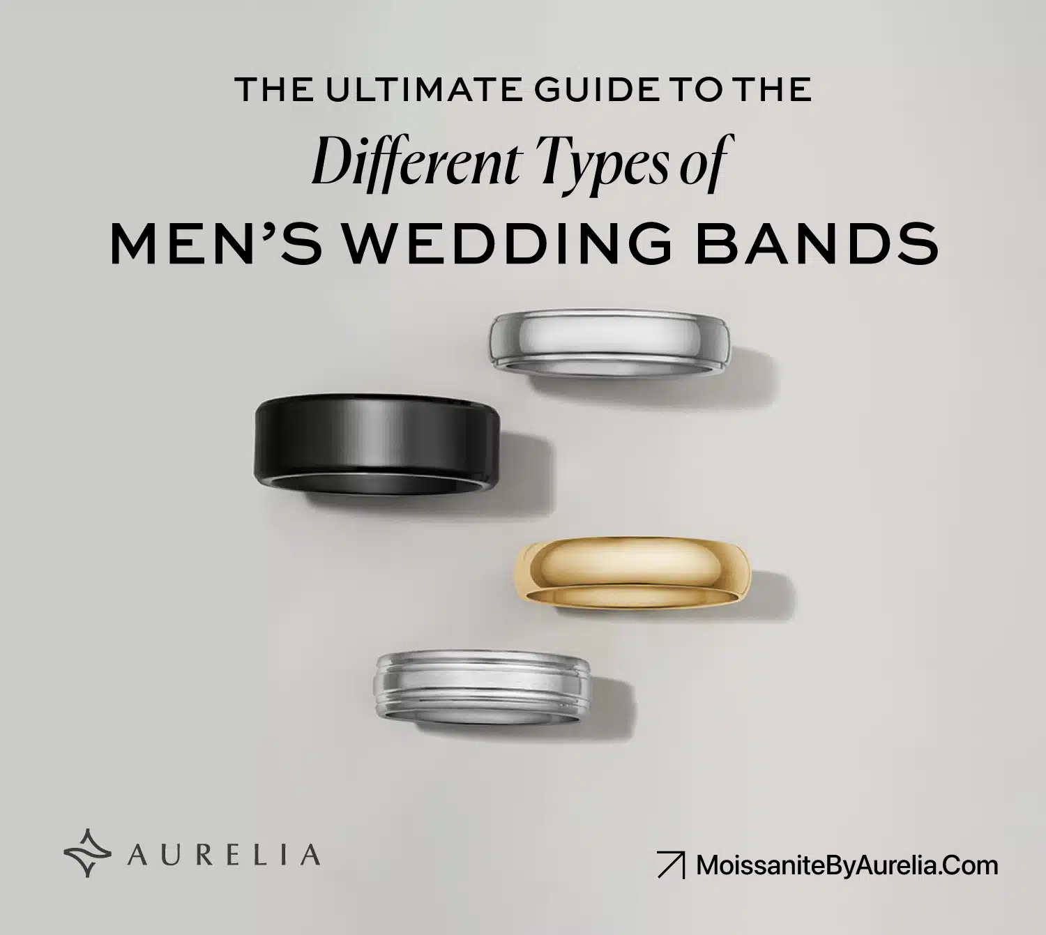 The Ultimate Guide to the Different Types of Men’s Wedding Bands