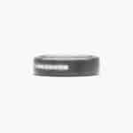 A Channel Set Black Wedding Bands For Men With Diamonds in Black Titanium (6.50mm) with 0.40 CTW G-H/SI1-SI2 diamonds.