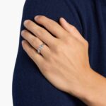 A Princess-Cut Diamond and Sapphire Mens Wedding Band With Sapphire in Platinum (4.30mm) with 0.12 CTW diamonds.