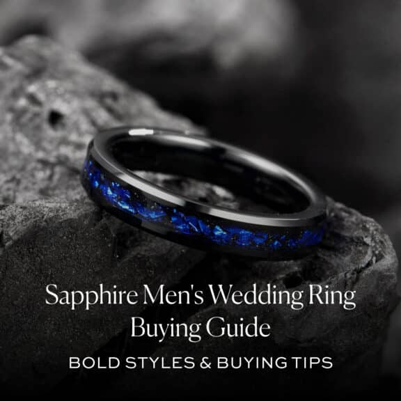 Sapphire Men's Wedding Ring Buying Guide: Bold Styles & Buying Tips