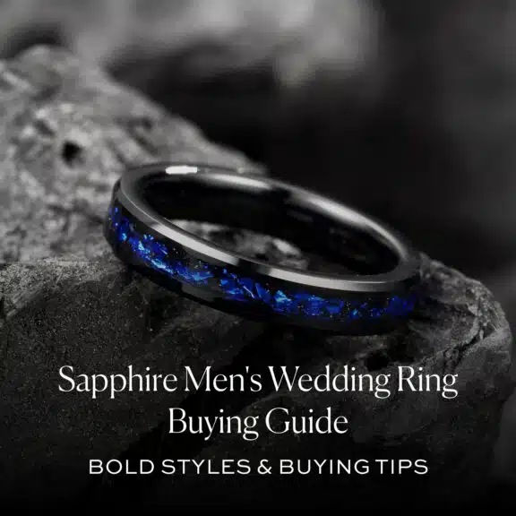 Sapphire Men's Wedding Ring Buying Guide: Bold Styles & Buying Tips