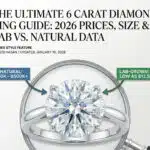 The Ultimate 6 Carat Diamond Ring Guide: 2026 Prices, Size & Lab vs. Natural Data
