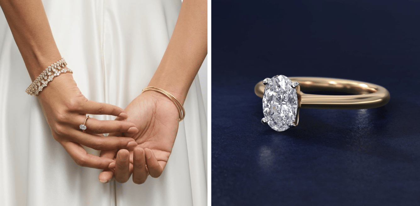 Blue Nile Oval 1.5 CT Petite Solitaire ($2,230)