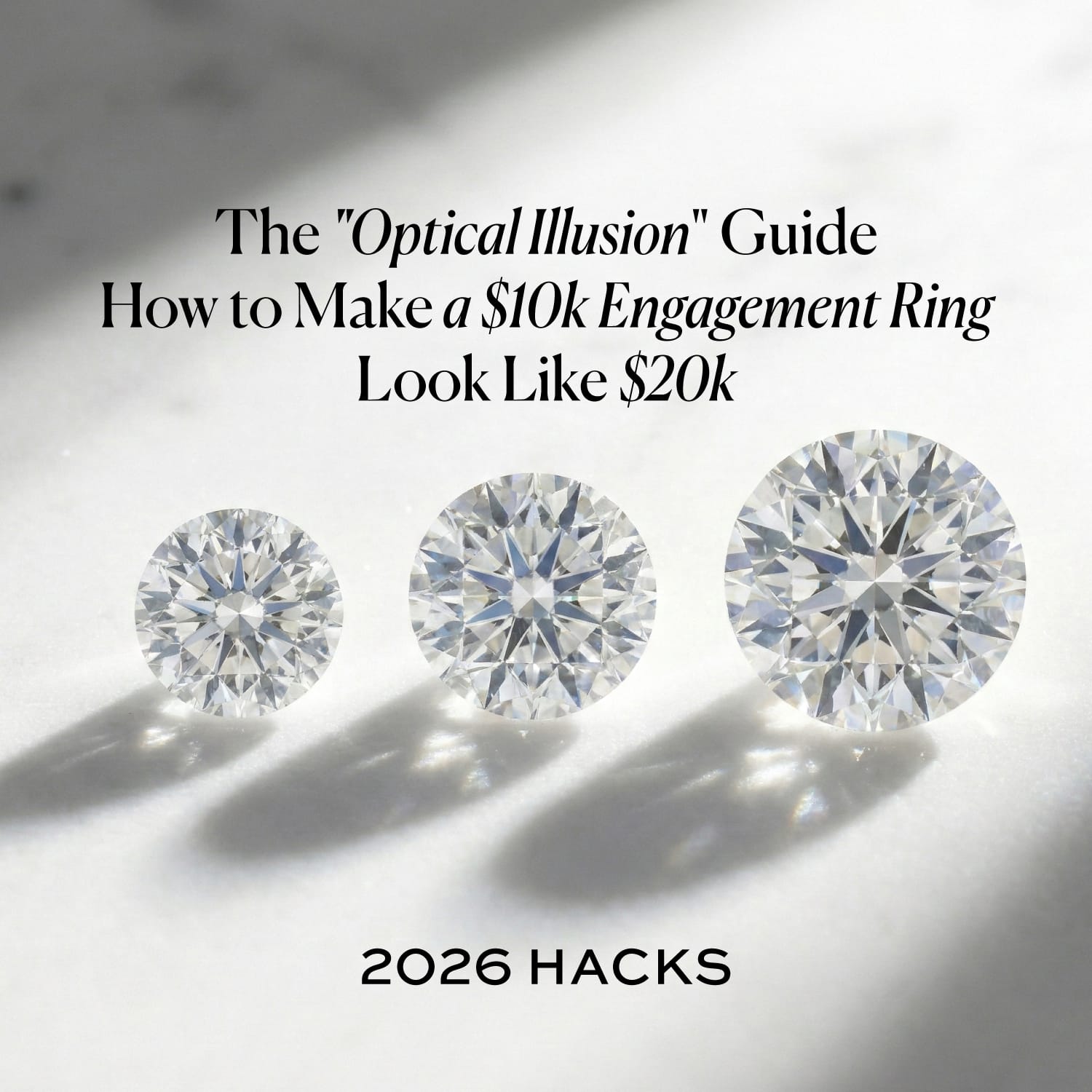How to Make a $10k Engagement Ring Look Like $20k: 2026 Hacks
