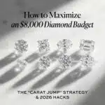 How to Maximize an $8,000 Diamond Budget: The "Carat Jump" Strategy & 2026 Hacks