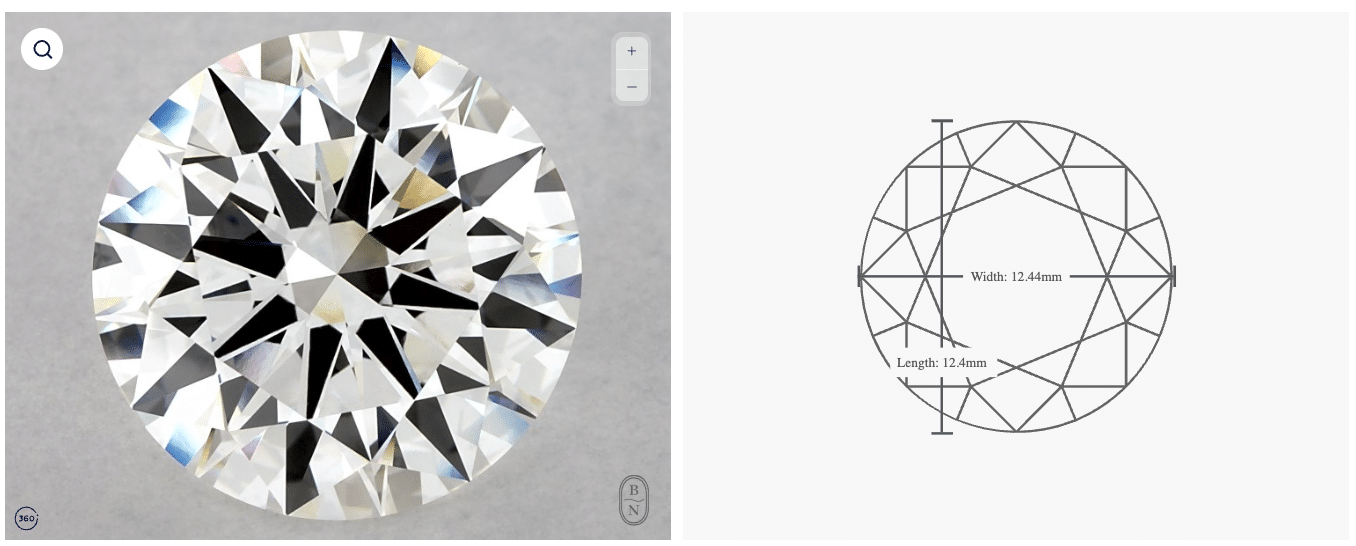 IGI 7.04 Carat Round Lab-Grown Diamond.