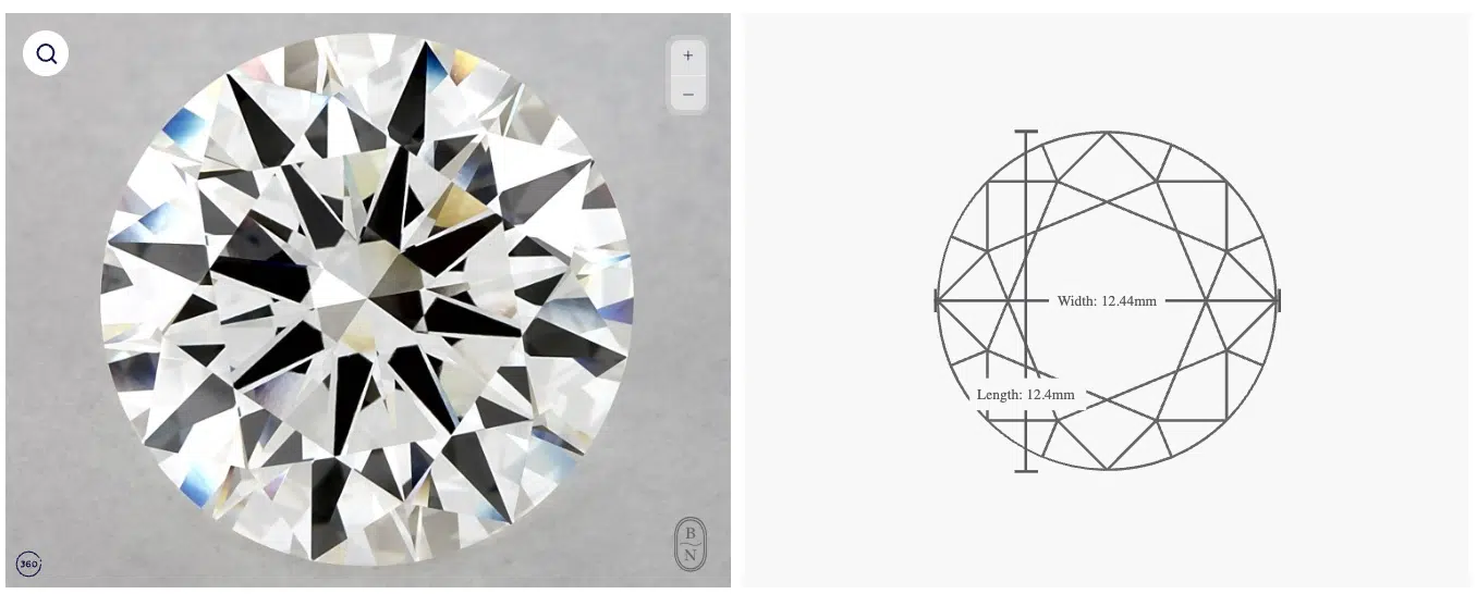 IGI 7.04 Carat Round Lab-Grown Diamond.