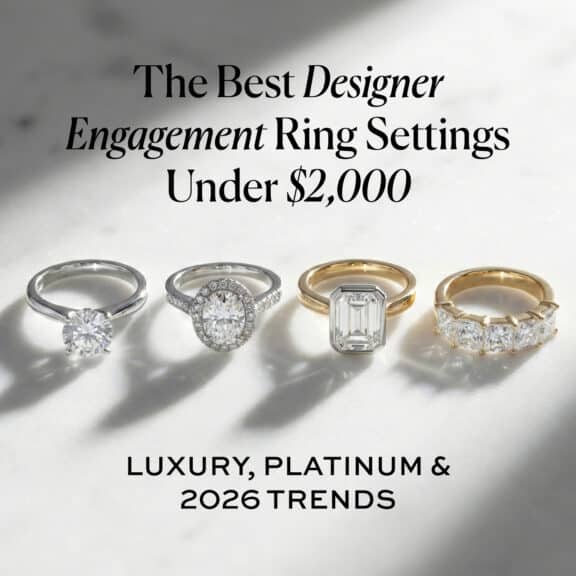The Best Designer Engagement Ring Settings Under $2,000: Luxury, Platinum & 2026 Trends