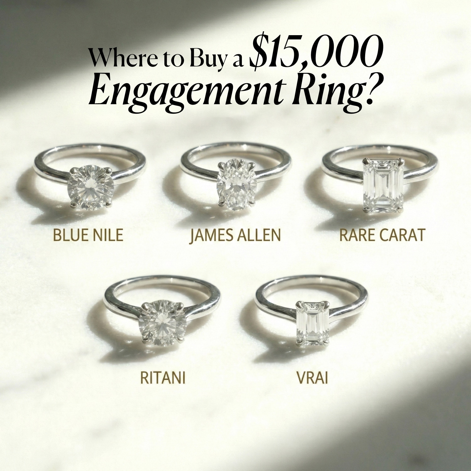 Where to Buy a $15,000 Engagement Ring?