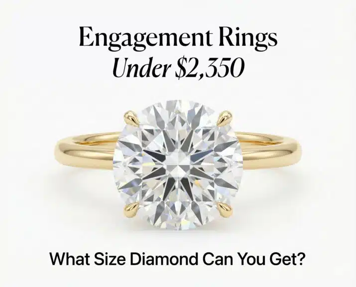 engagement ring under $2350 feature image