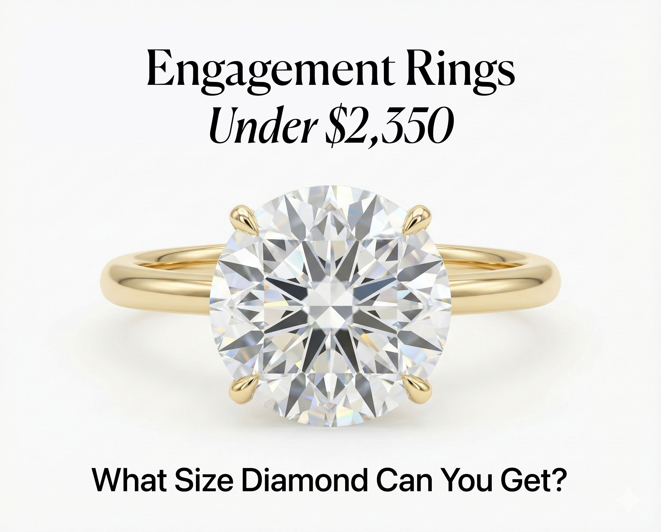 engagement ring under $2350 feature image