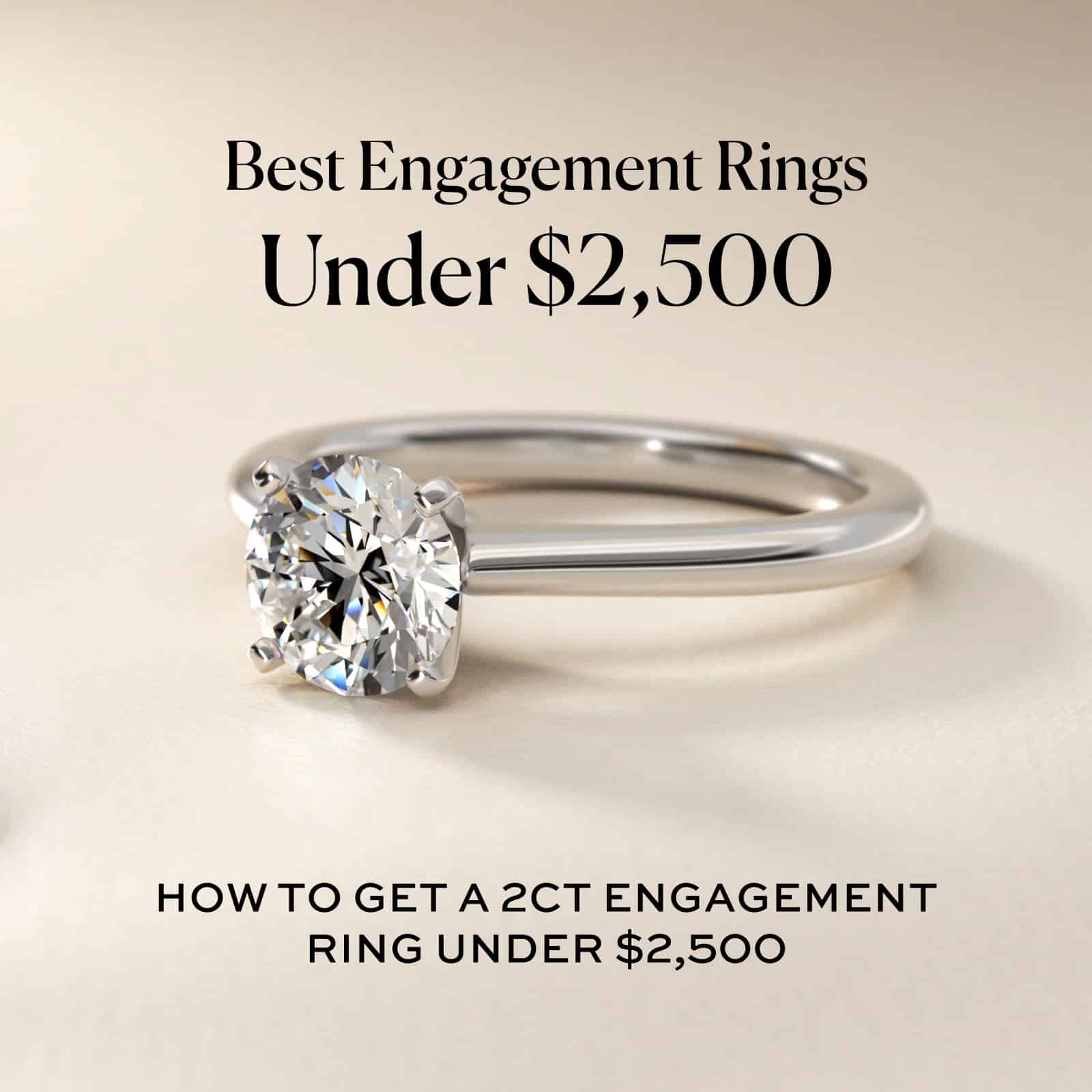 The 2026 Collection: 25 Best Engagement Rings Under $2,500 (Styles & Specs)