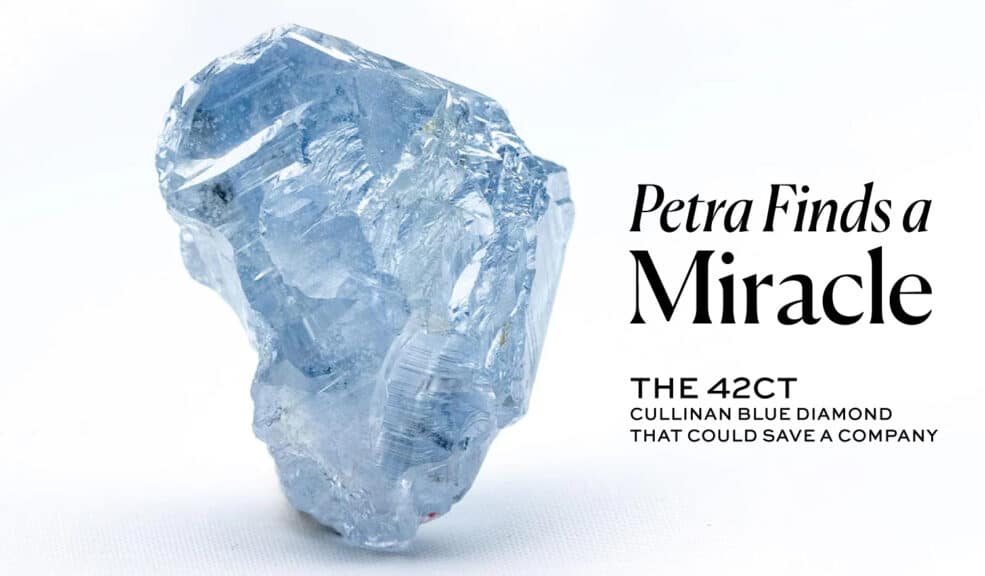 Petra Finds a Miracle: The 42ct Cullinan Blue Diamond That Could Save a Company