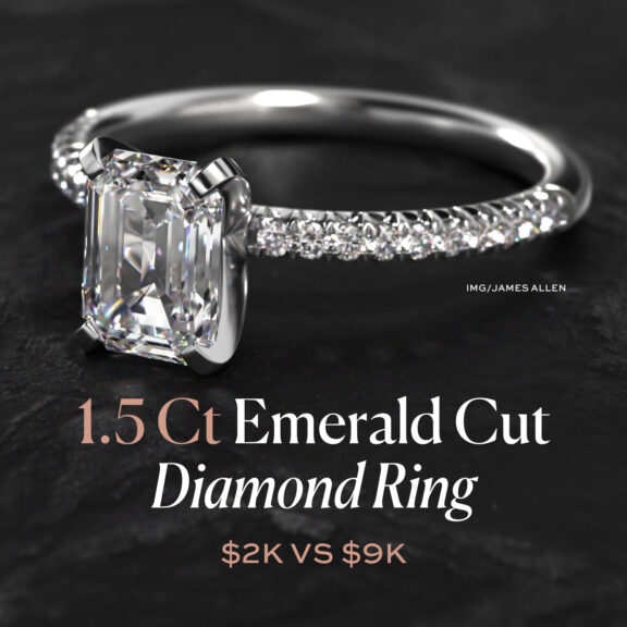 1.5 Carat Emerald Cut Diamond Ring: $2k vs $9k (2026 Price Guide)