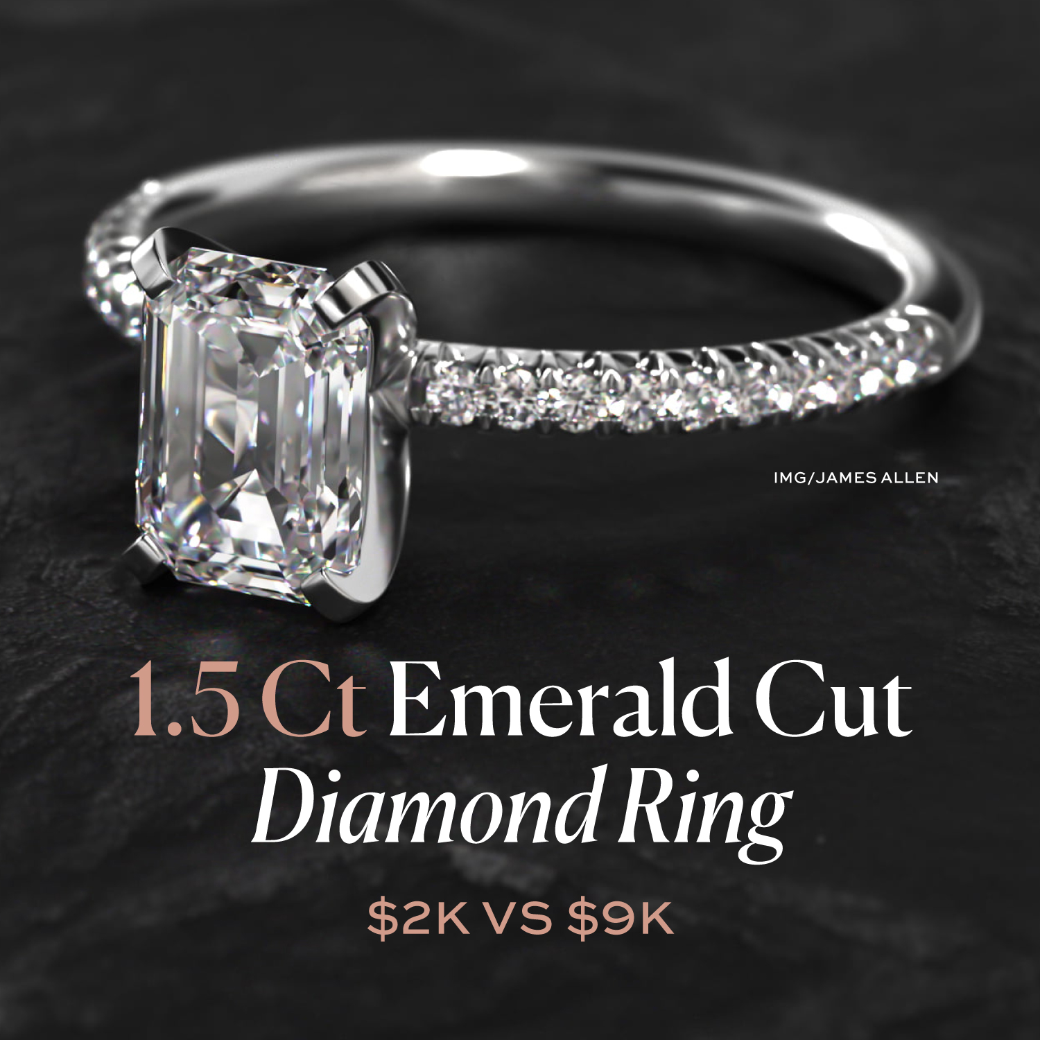 1.5 Carat Emerald Cut Diamond Ring: $2k vs $9k (2026 Price Guide)