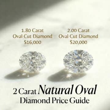 2 Carat Natural Oval Diamond Price: The $17k "Bow-Tie" Guide