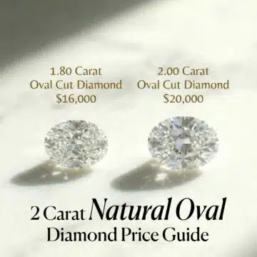 2 Carat Natural Oval Diamond Price: The $17k "Bow-Tie" Guide