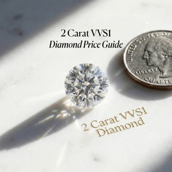 2 Carat VVS1 Diamond Price Guide: The 2026 Natural vs. Lab-Grown Arbitrage Report