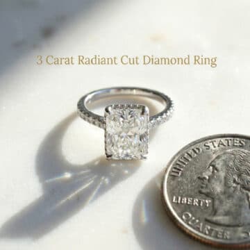 3 Carat Radiant Cut Diamond Ring Price: $866 vs. $65,000 (2026 Guide)