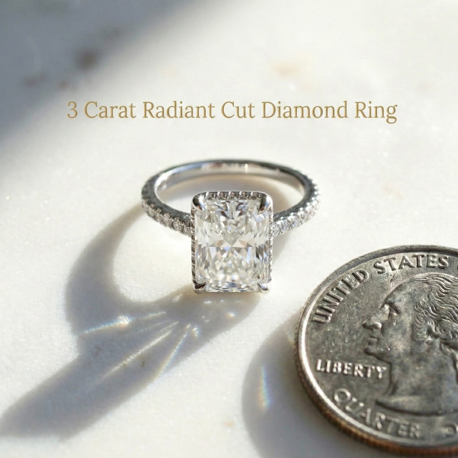 3 Carat Radiant Cut Diamond Ring Price: $866 vs. $65,000 (2026 Guide)