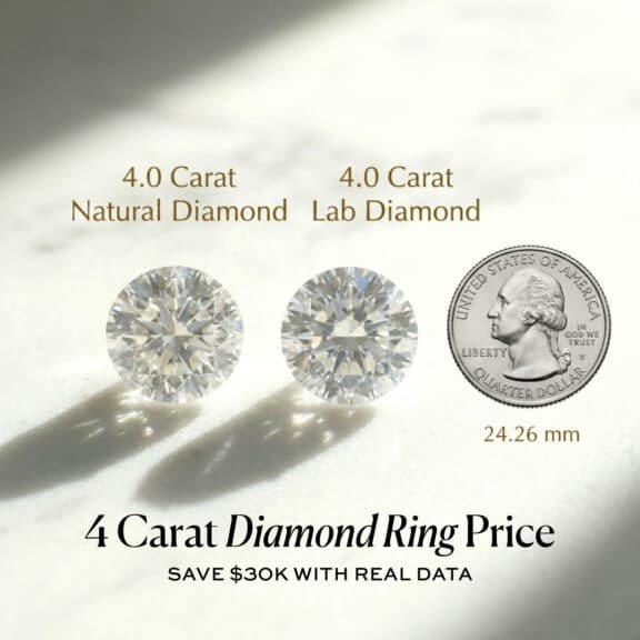 4 Carat Diamond Ring Price: Save $30k With Real Data