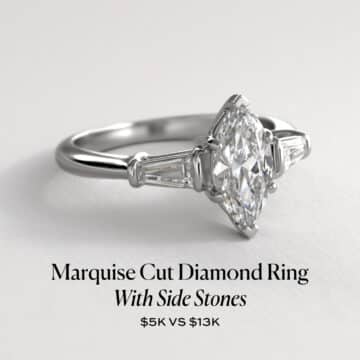 Marquise Cut Diamond Ring With Side Stones: $5k vs $13k (2026 Guide)