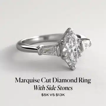Marquise Cut Diamond Ring With Side Stones: $5k vs $13k (2026 Guide)