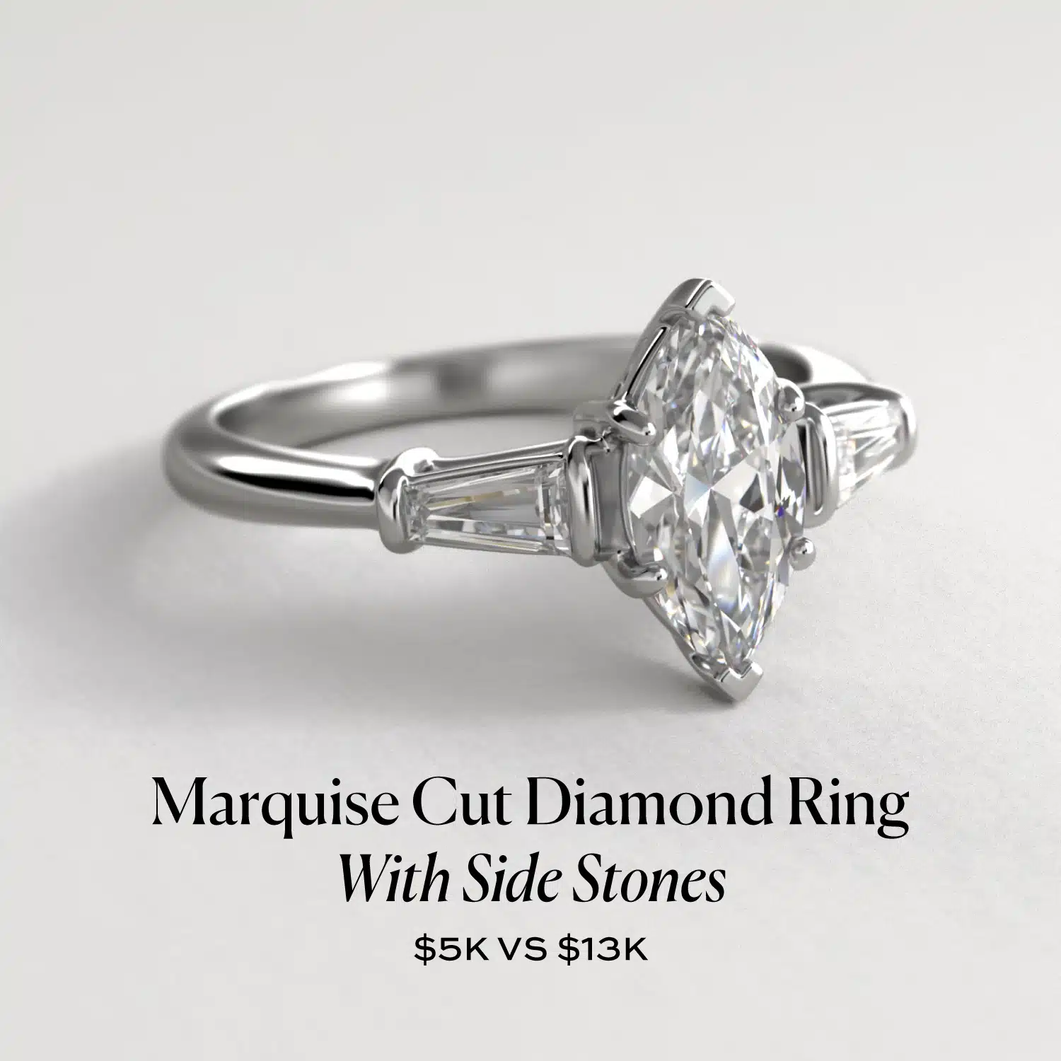 Marquise Cut Diamond Ring With Side Stones: $5k vs $13k (2026 Guide)