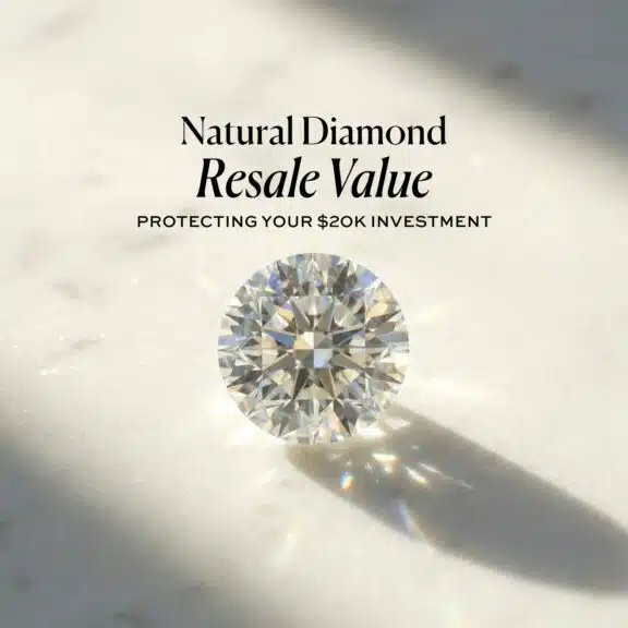Natural Diamond Resale Value: Protecting Your $20k Investment (2026 Guide)