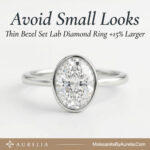 Avoid Small Looks: Thin Bezel Set Lab Diamond Ring +15% Larger (2026 Guide)