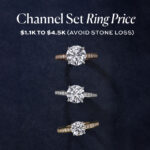 Channel Set Ring Price: $1.1k to $4.5k (Avoid Stone Loss)