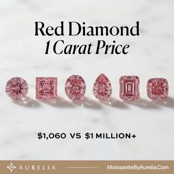 Red Diamond 1 Carat Price: $1,060 vs $1 Million+ (2026 Guide)