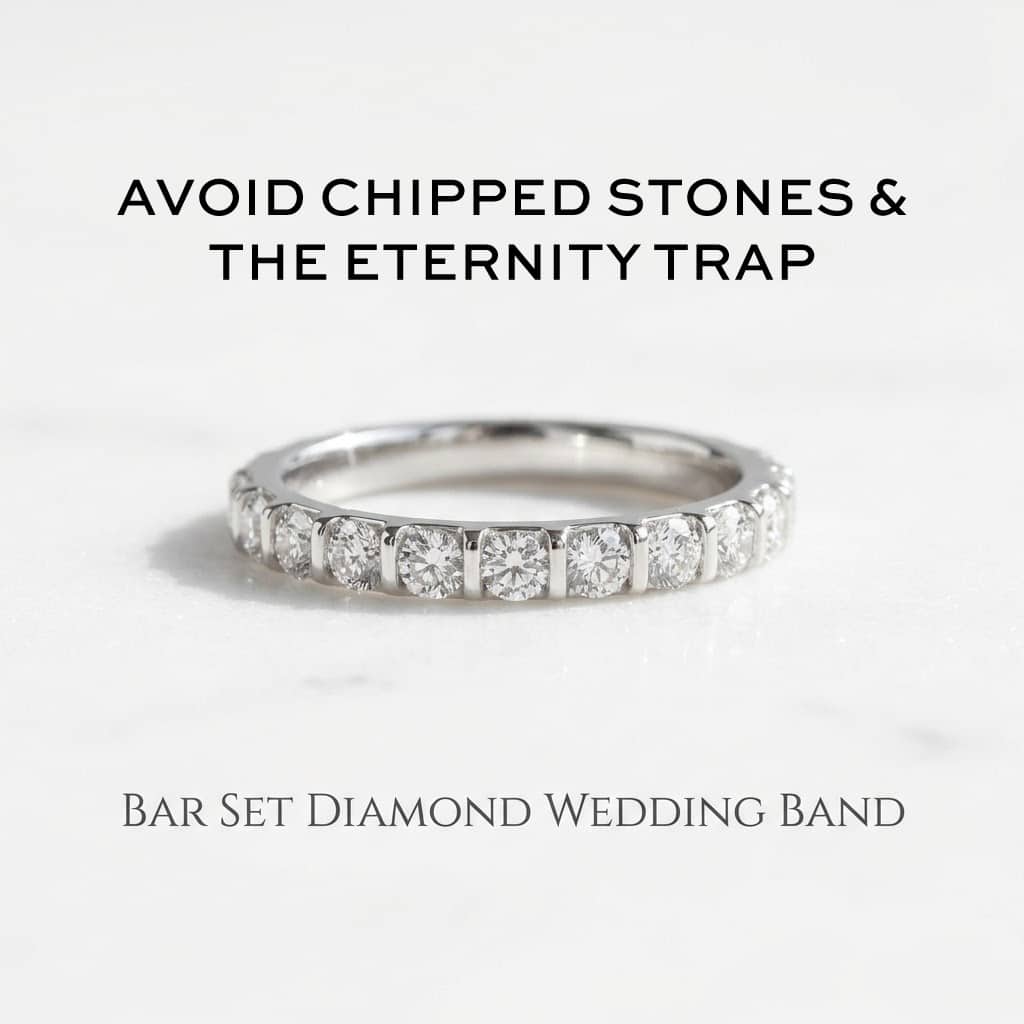 Bar Set Diamond Wedding Band: Avoid Chipped Stones & The Eternity Trap (2026 Guide)