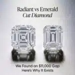 Radiant Cut vs Emerald Cut Diamond: We Found an $11,000 Gap — Here’s Why It Exists